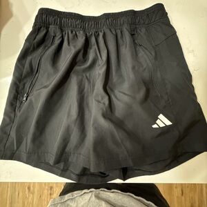 Adidas black Performance Shorts 5”